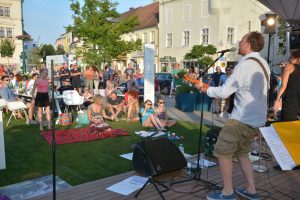 Pressefoto Gartenfestwochen Der wilde Gärtner Xandl Band Schmidhammer © Stadtgemeinde Tulln