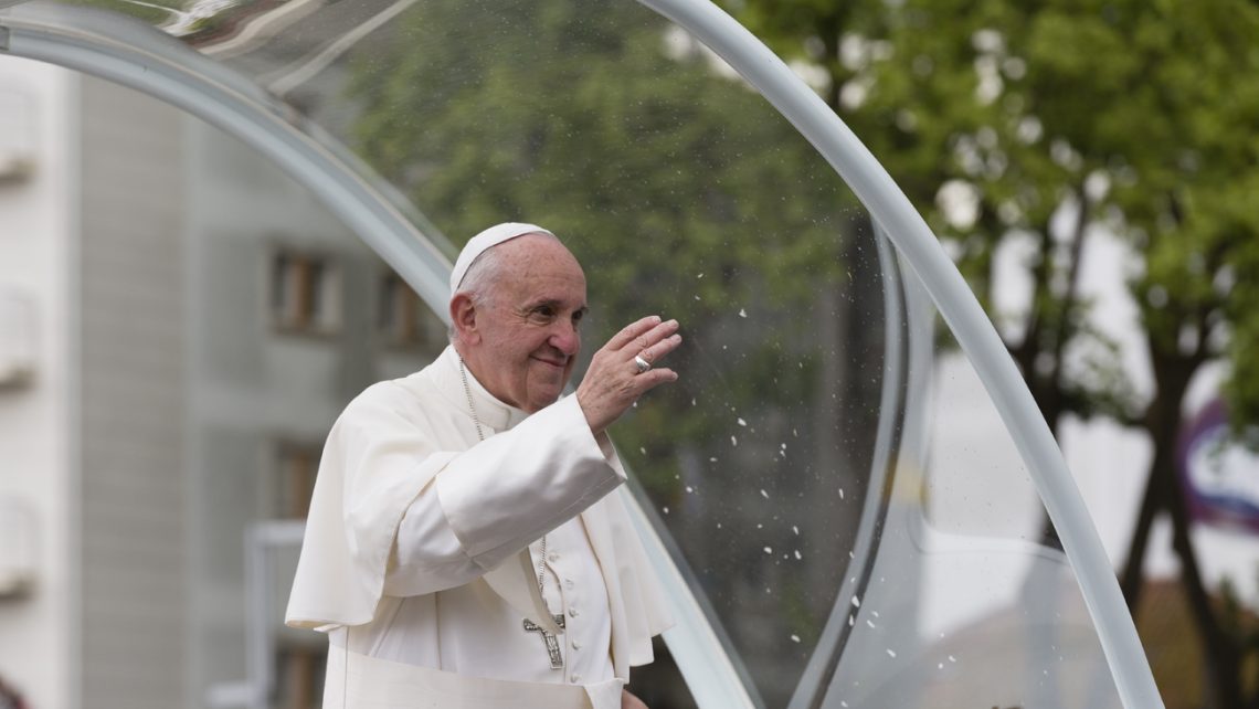 Shrines of Europe, Papst Franziskus in Fátima © Municipality of Ourém